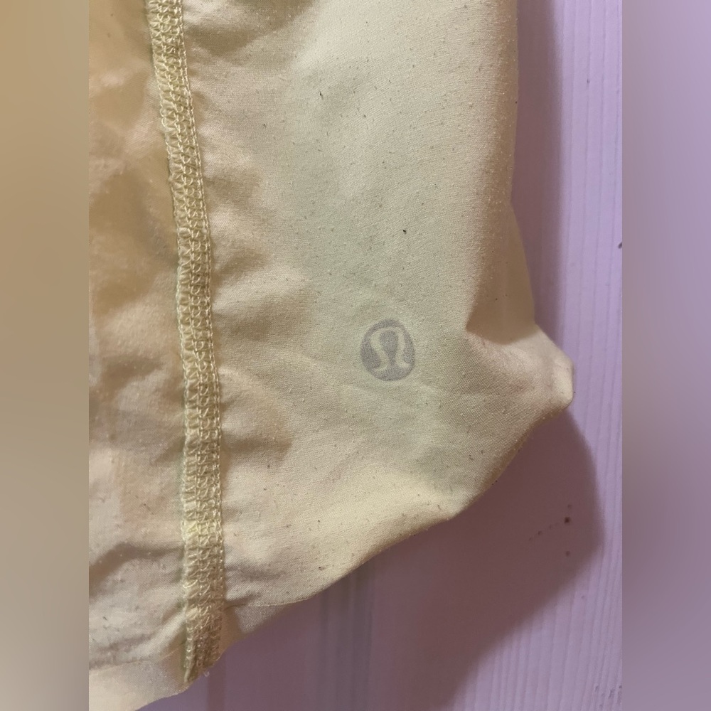 Lululemon Yellow Athletic Shorts - Picture 2 of 5